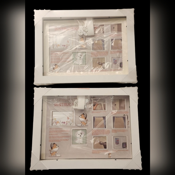 2 Shadow Box Frame with decoration stickers - Picture 1 of 3